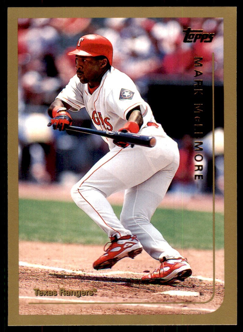 1999 Topps Baseball Card Mark McLemore Texas Rangers #396