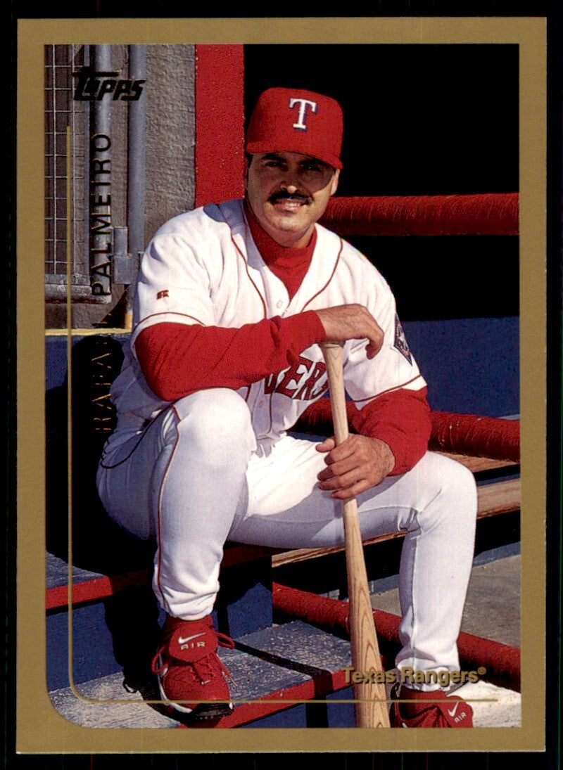 1999 Topps Baseball Card Rafael Palmeiro Texas Rangers #315