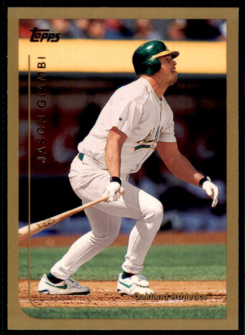 1999 Topps Baseball Card Jason Giambi Oakland Athletics #324