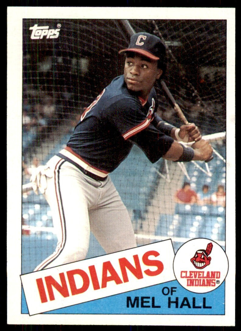 1985 Topps Mel Hall of Cleveland Indians #263