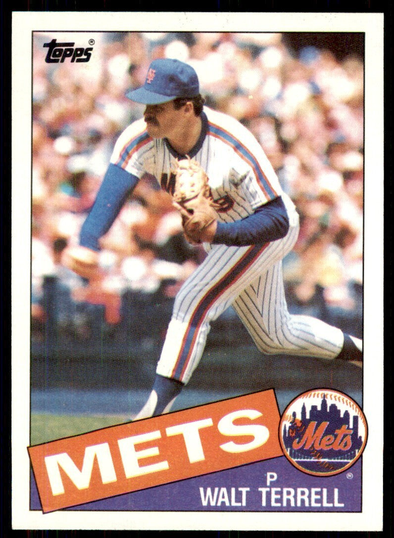 1985 Topps Walt Terrell p New York Mets #287