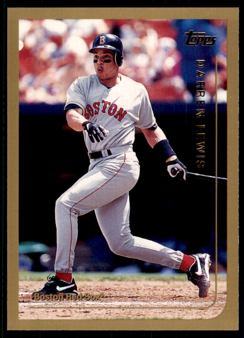 1999 Topps Baseball Card Darren Lewis Boston Red Sox #157