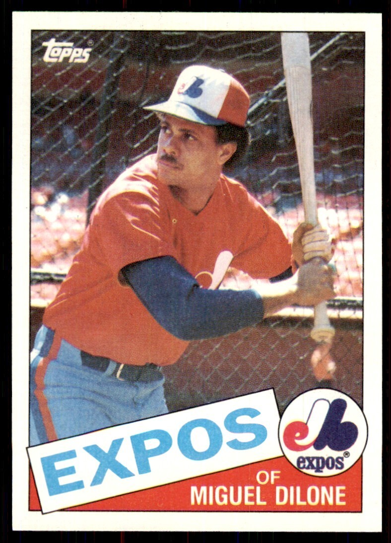 1985 Topps Miguel Dilone of Montreal Expos #178