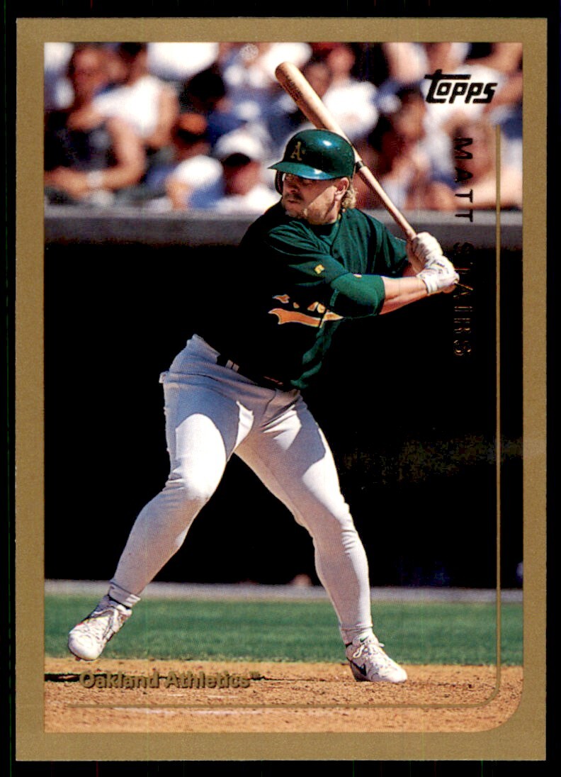 1999 Topps Baseball Card Matt Stairs Oakland Athletics #259