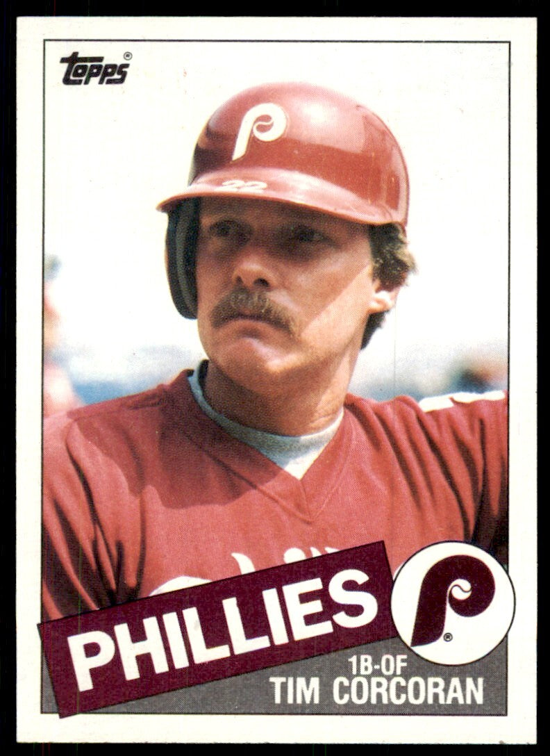 1985 Topps Tim Corcoran of Philadelphia Phillies #302