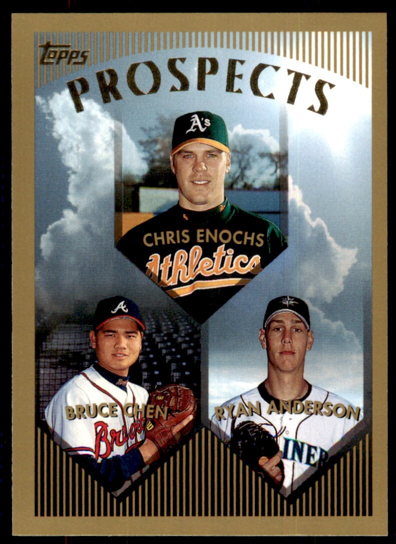 1999 Topps Chris Enochs/Bruce Chen/Ryan Anderson Baseball Card #210