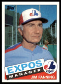 1985 Topps Jim Fanning . Montreal Expos #759