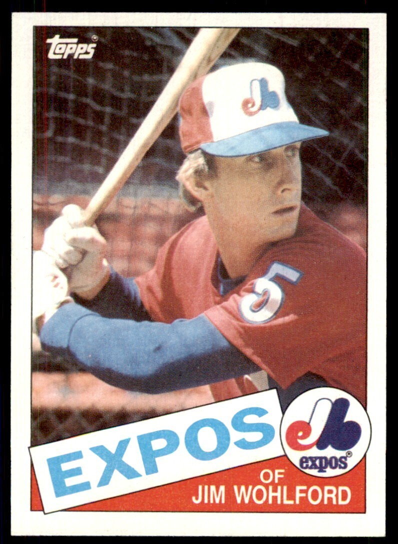 1985 Topps Jim Wohlford of Montreal Expos #787