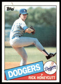 1985 Topps Rick Honeycutt Los Angeles Dodgers #174