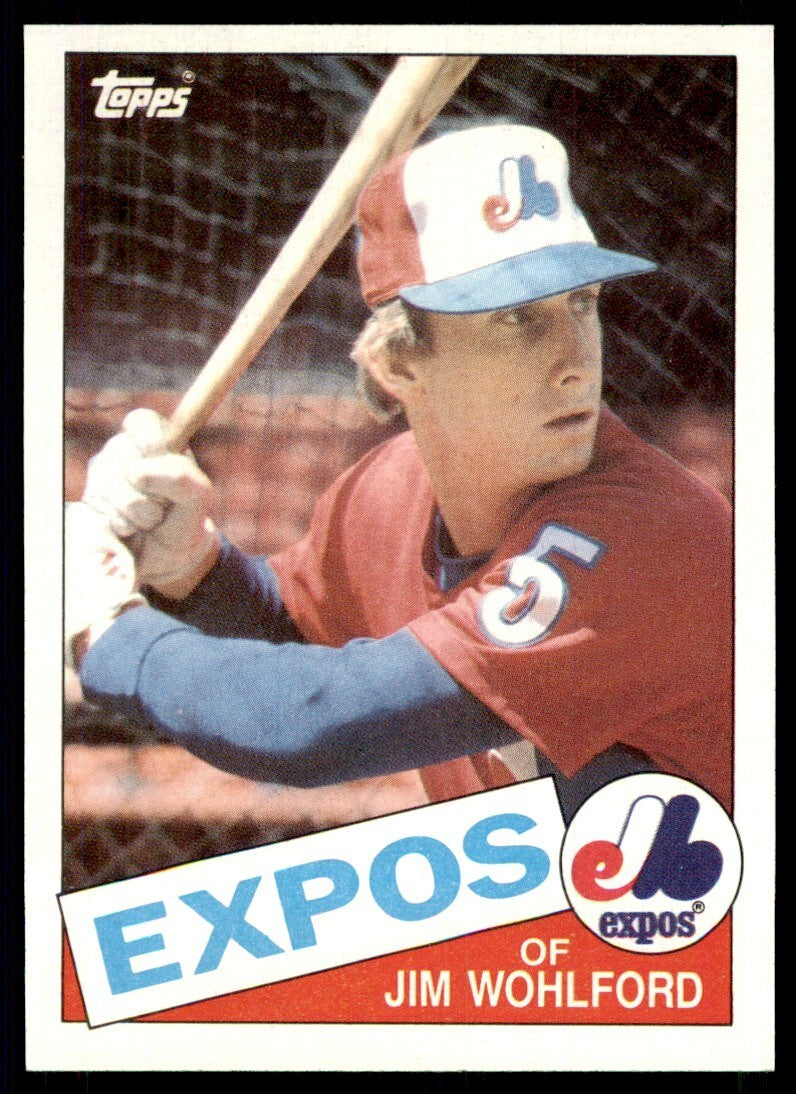 1985 Topps Jim Wohlford Montreal Expos #787