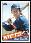 1985 Topps Kelvin Chapman Rookie New York Mets #751