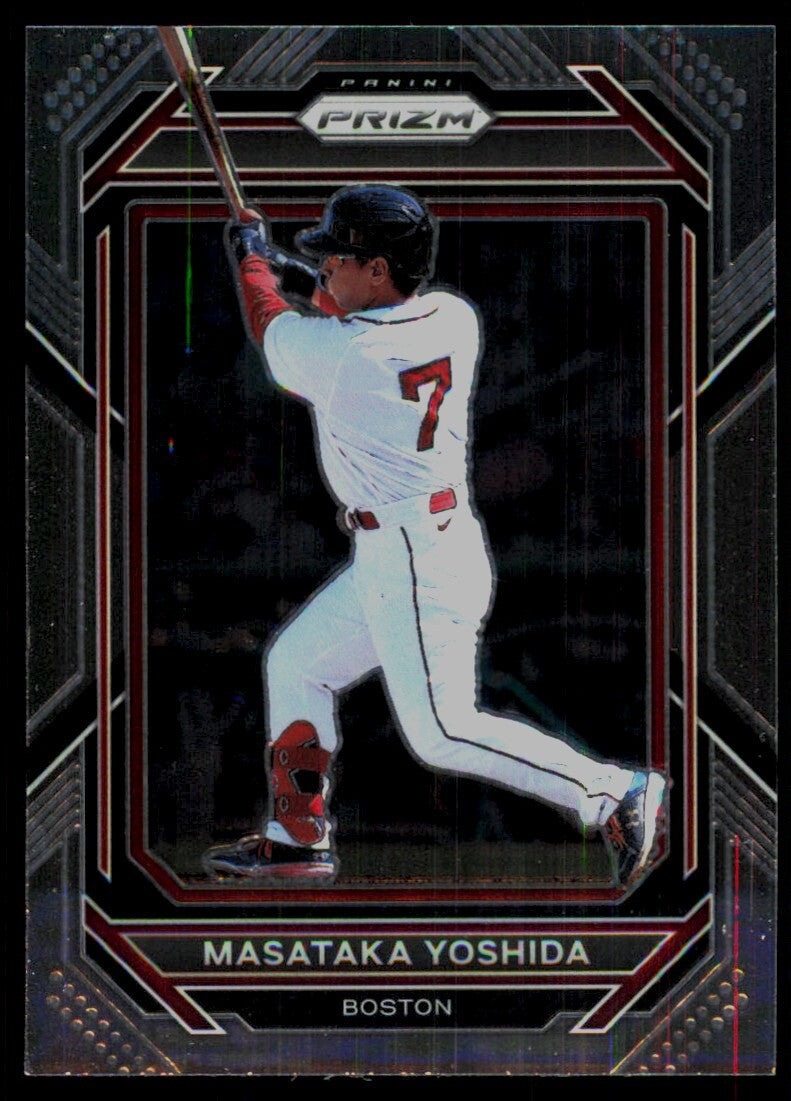 2023 Panini Prizm Baseball Card Masataka Yoshida Boston Red Sox #1