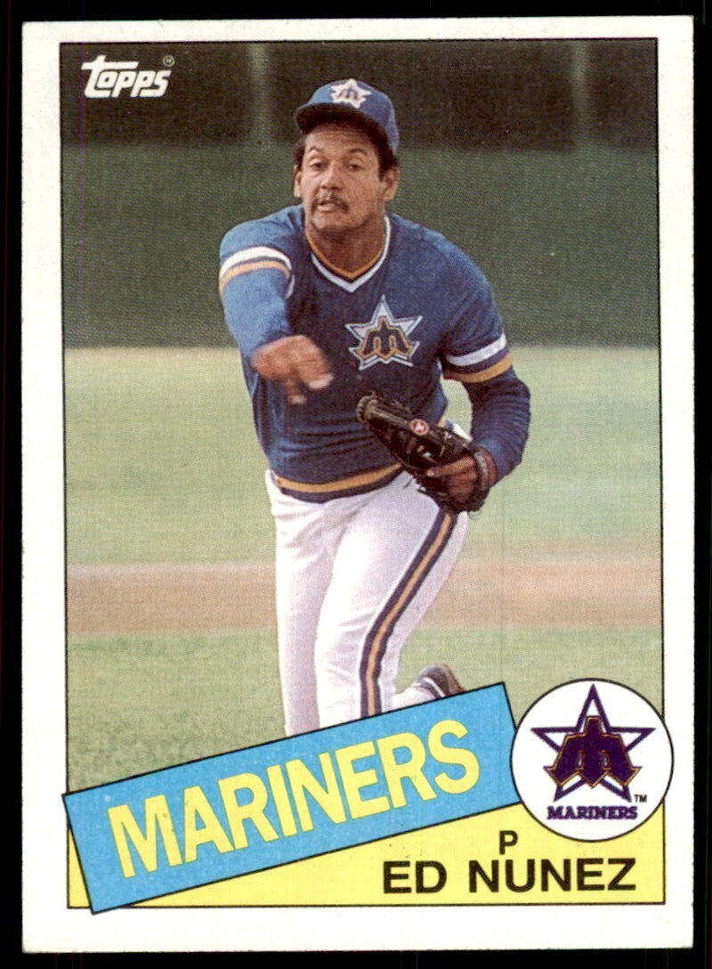 1985 Topps Ed Nunez .. Seattle Mariners #34