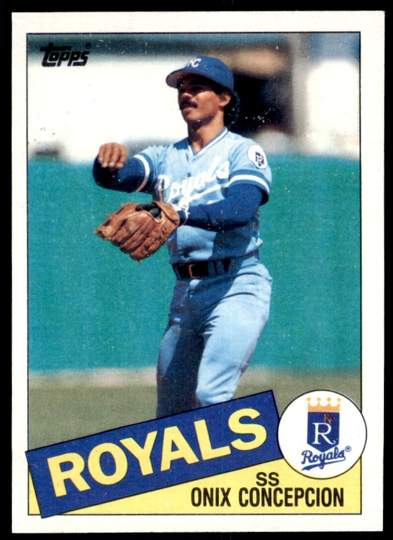 1985 Topps Onix Concepcion Kansas City Royals #697