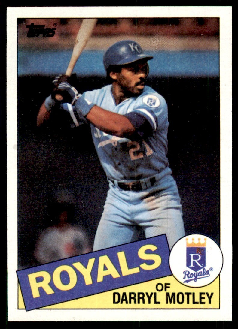 1985 Topps Darryl Motley Kansas City Royals #561