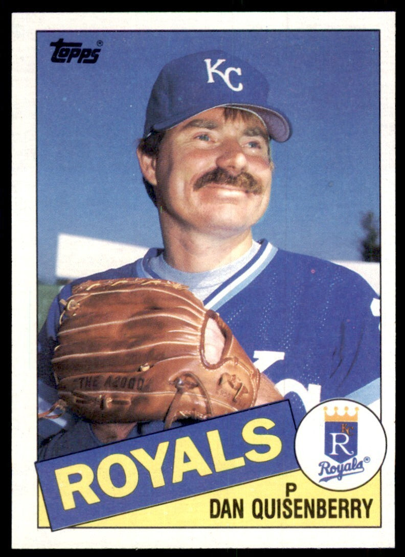 1985 Topps Dan Quisenberry , Kansas City Royals #270