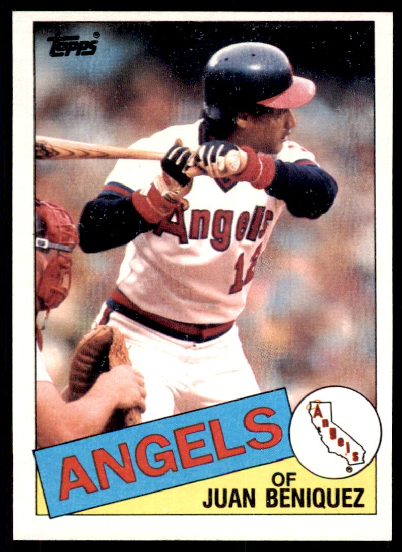 1985 Topps Juan Beniquez , California Angels #226