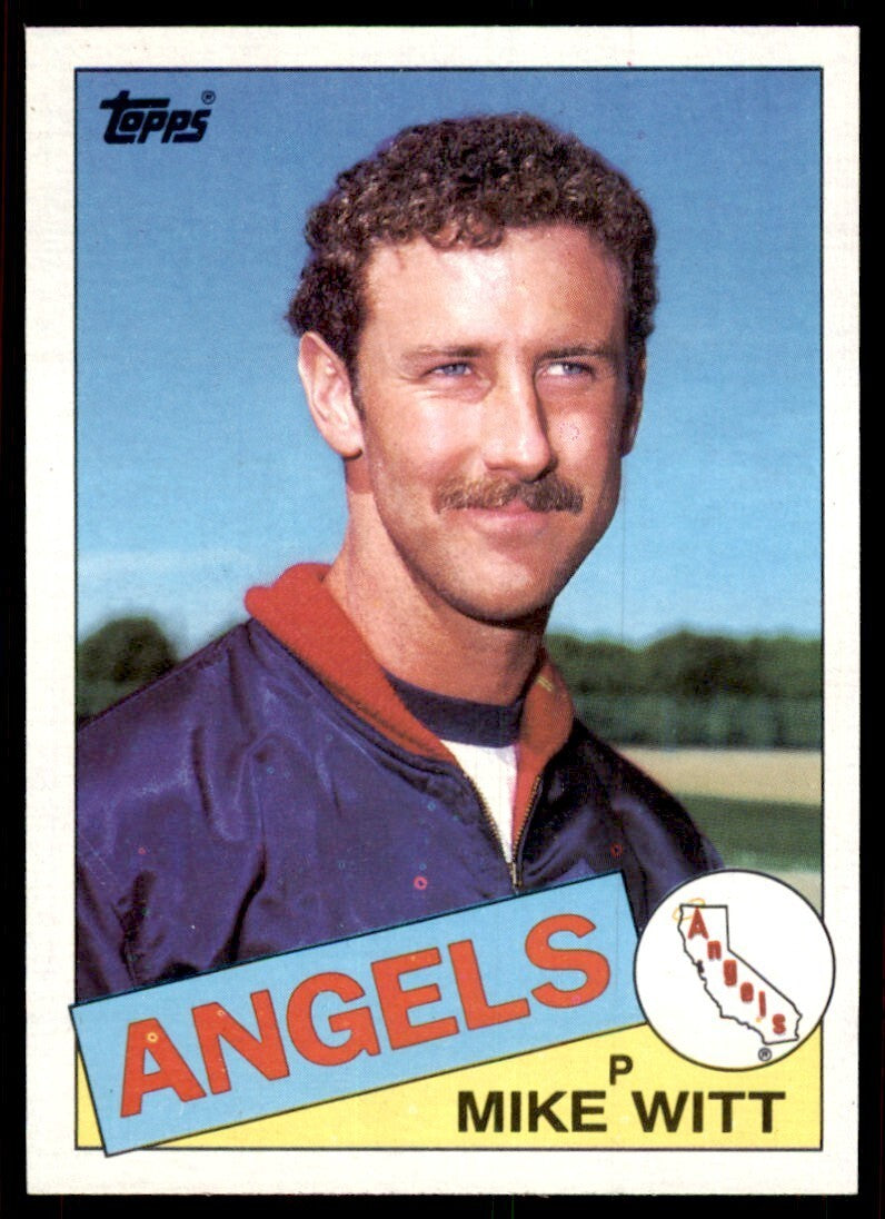 1985 Topps Mike Witt California Angels #309
