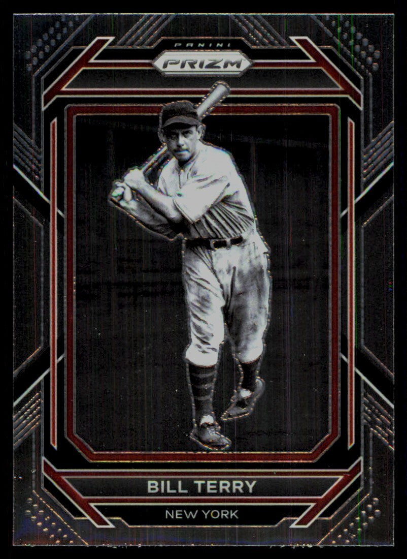 2023 Panini Prizm Baseball Card Bill Terry #185