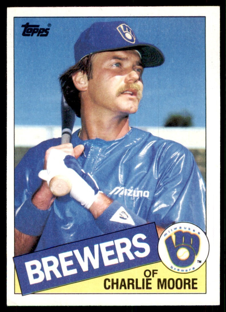 1985 Topps Charlie Moore of Milwaukee Brewers #83