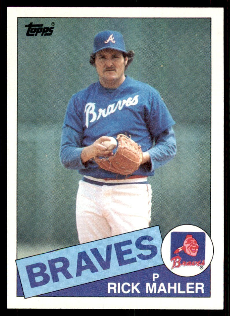 1985 Topps Rick Mahler p Atlanta Braves #79