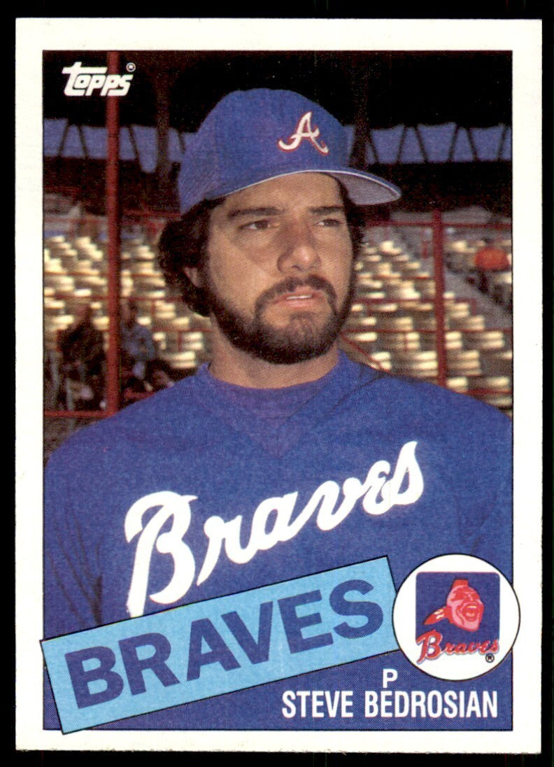 1985 Topps Steve Bedrosian p Atlanta Braves #25