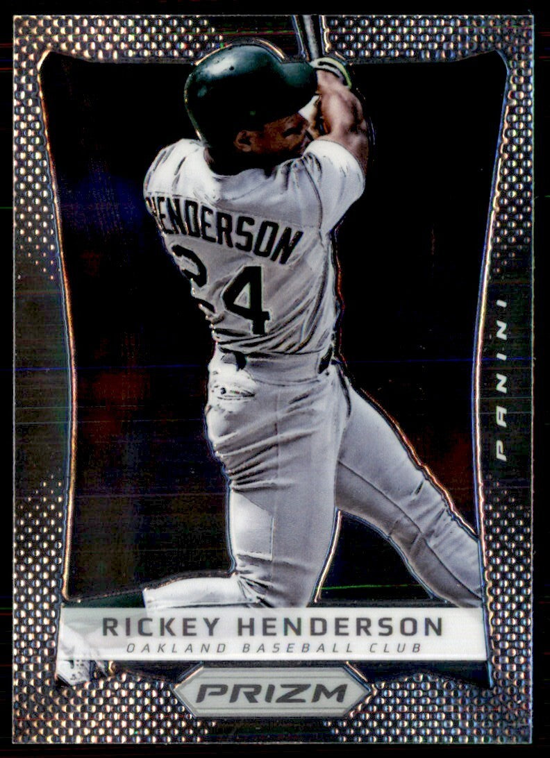 2013 Panini Prizm Rickey Henderson Oakland Athletics #149