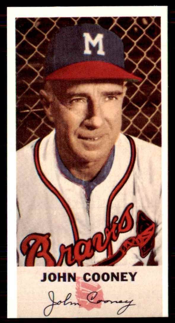 1988 JALFCO Johnson Cookies Reprints John Cooney Milwaukee Braves #28