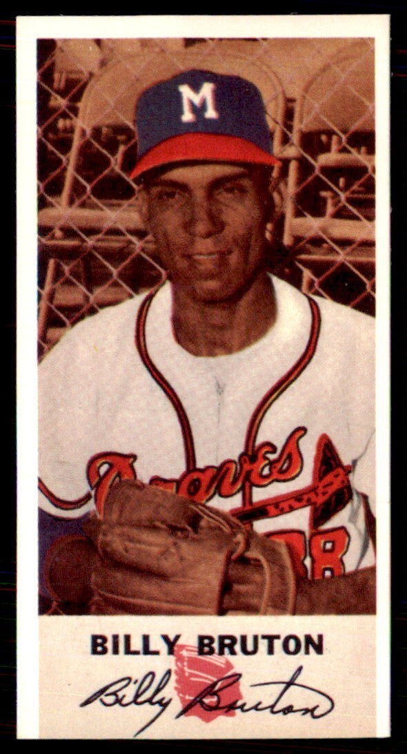 1988 JALFCO Johnson Cookies Reprints Bill Bruton Milwaukee Braves #38