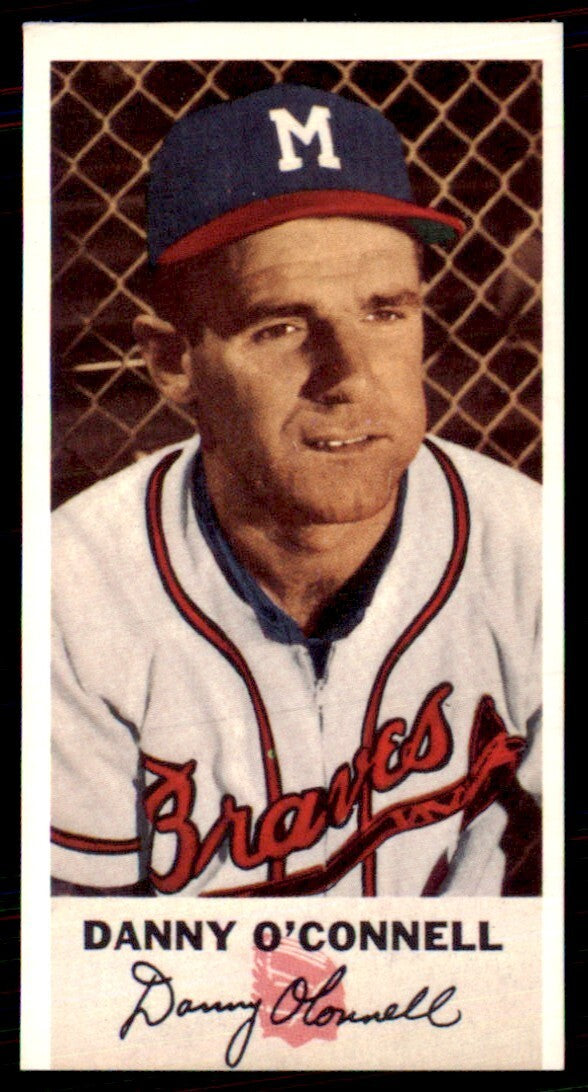 1988 JALFCO 1954 Johnston Cookies Reprints Danny O'Connell Milwaukee Braves #4