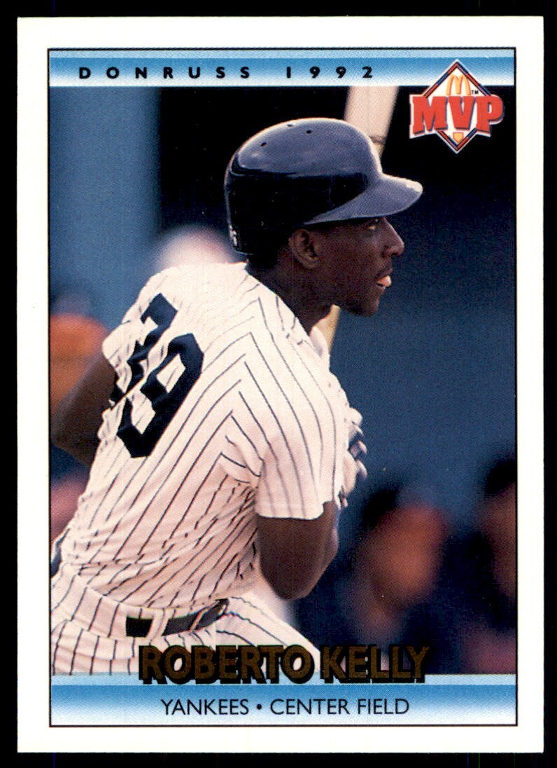 1992 Donruss MVP Roberto Kelly A Baseball Cards #4