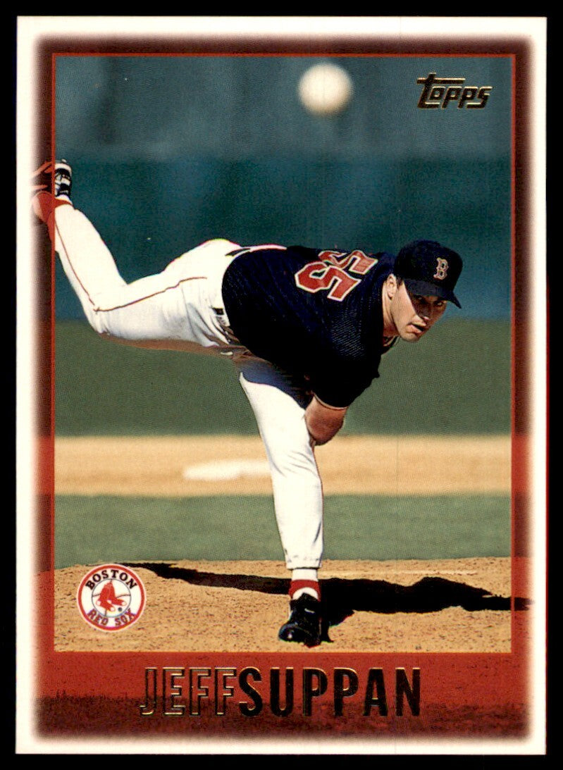 1997 Topps Jeff Suppan Baseball Card Boston Red Sox #348