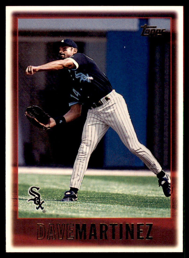 1997 Topps Dave Martinez Baseball Card Chicago White Sox #197