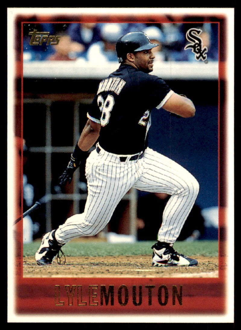 1997 Topps Lyle Mouton Baseball Card Chicago White Sox #407