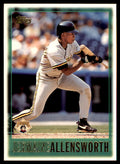 1997 Topps Jermaine Allensworth Baseball Card Pittsburgh Pirates #341