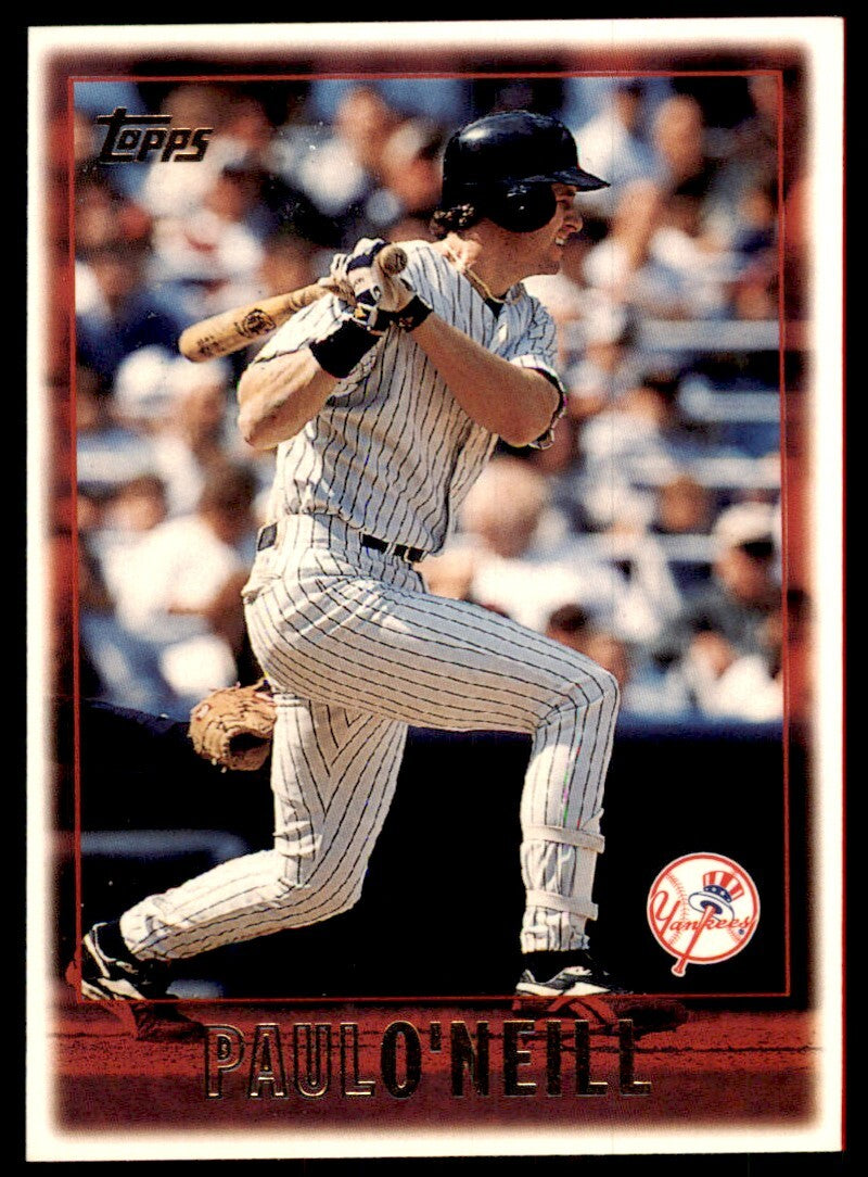 1997 Topps Paul O'Neill Baseball Card New York Yankees #247