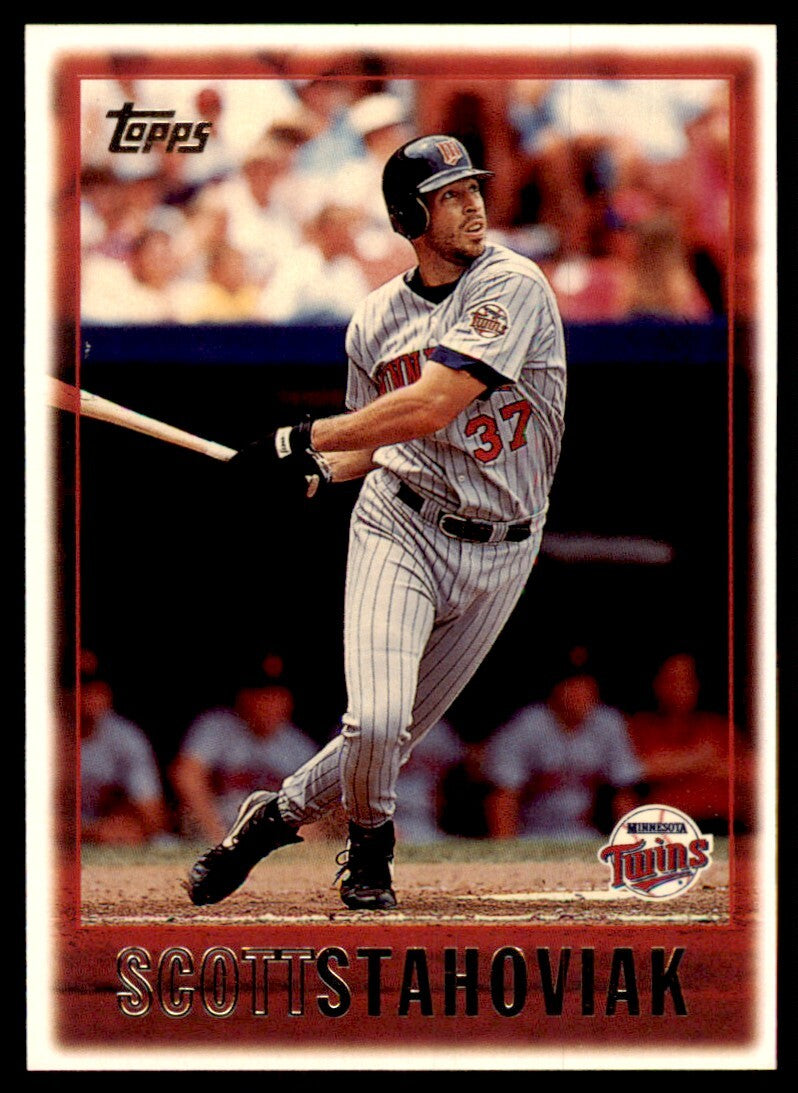1997 Topps Scott Stahoviak Baseball Card Minnesota Twins #9