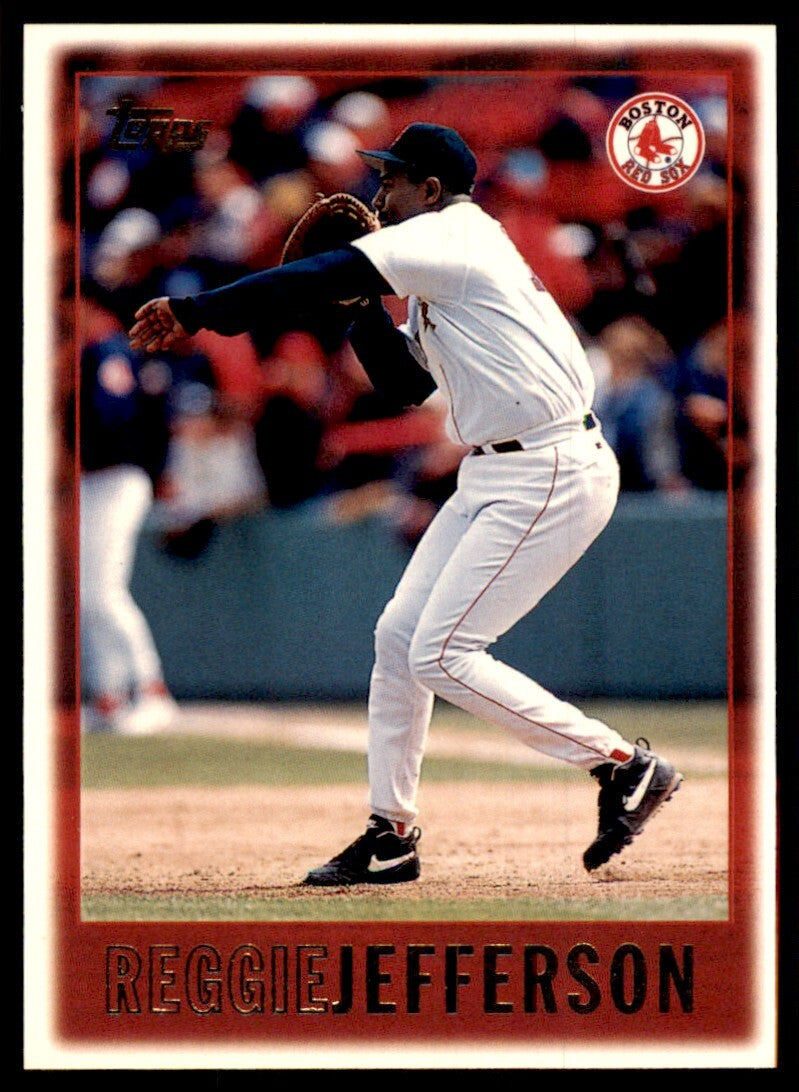 1997 Topps Baseball Card Reggie Jefferson Boston Red Sox #29