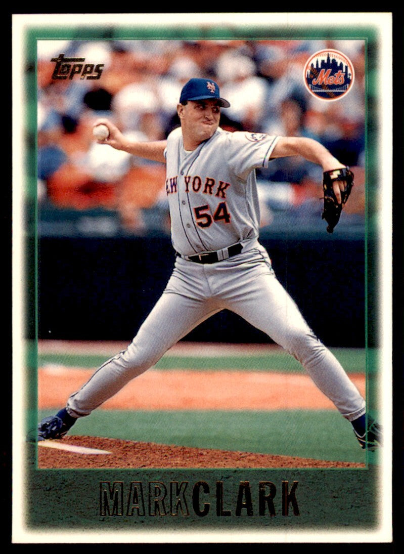 1997 Topps Baseball Card Mark Clark New York Mets #5