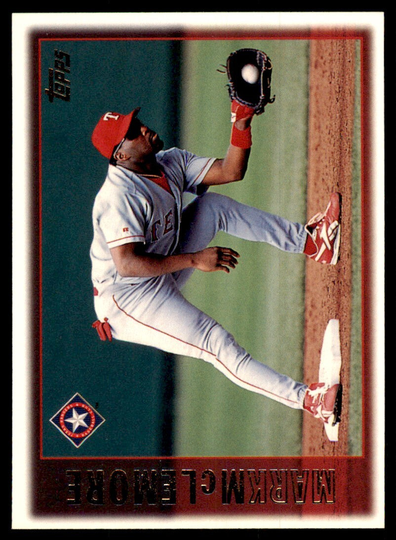 1997 Topps Baseball Card Mark McLemore Texas Rangers #139