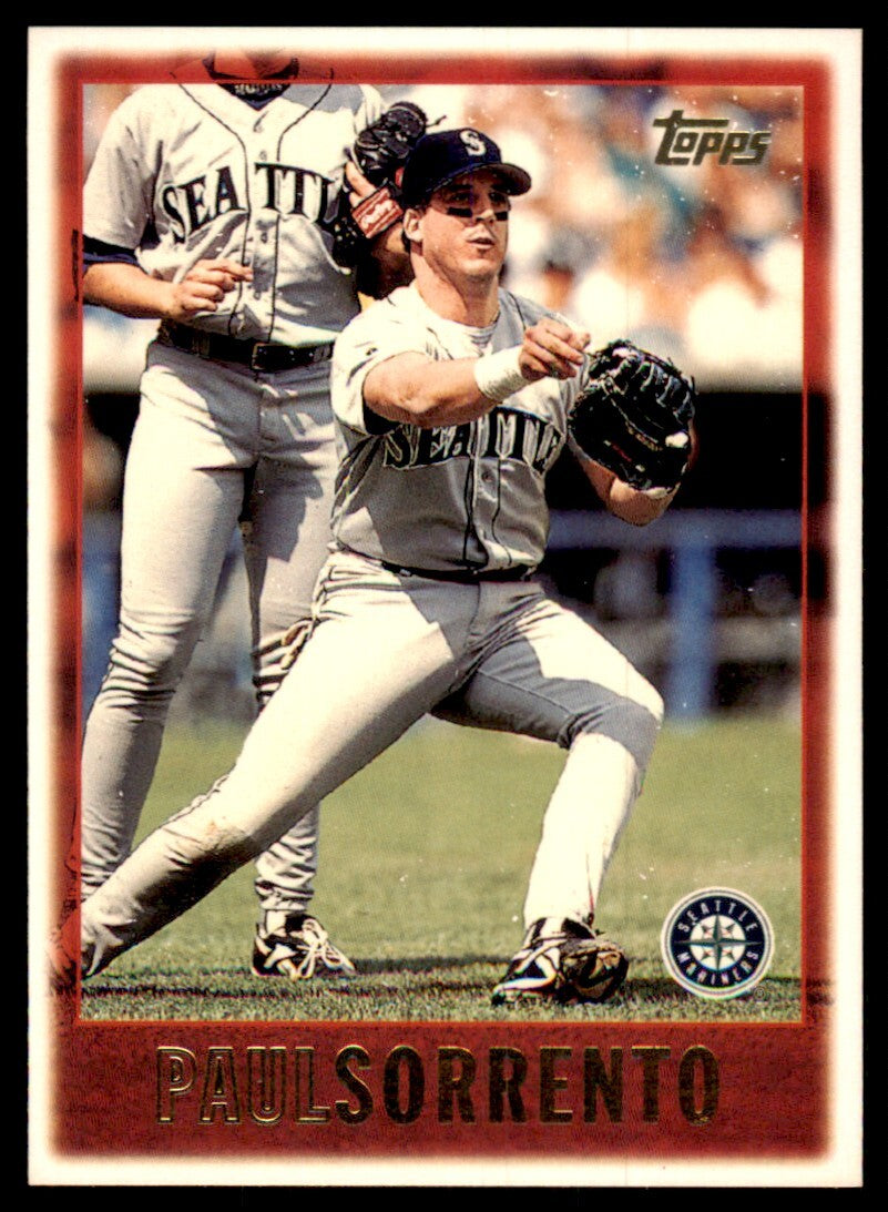 1997 Topps Paul Sorrento Baseball Card #423