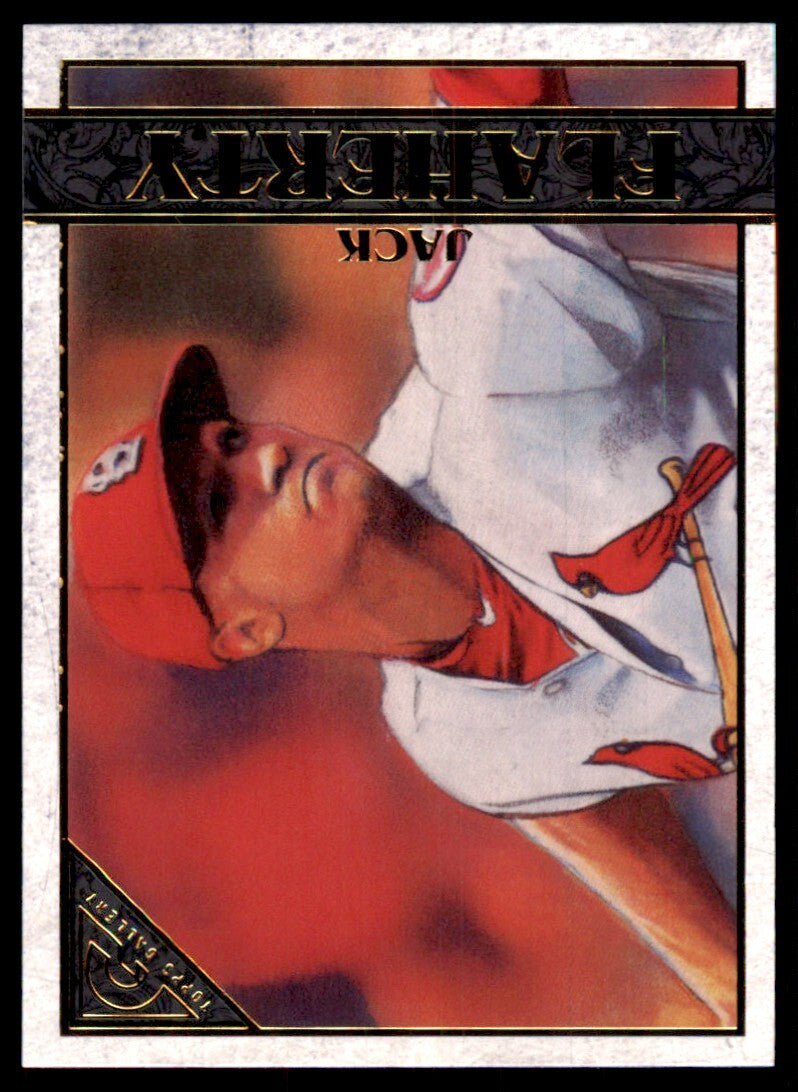 2020 Topps Gallery Baseball Card Jack Flaherty St. Louis Cardinals #142