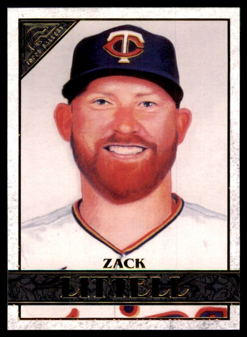 2020 Topps Gallery Zack Littell Baseball Card Minnesota Twins #133