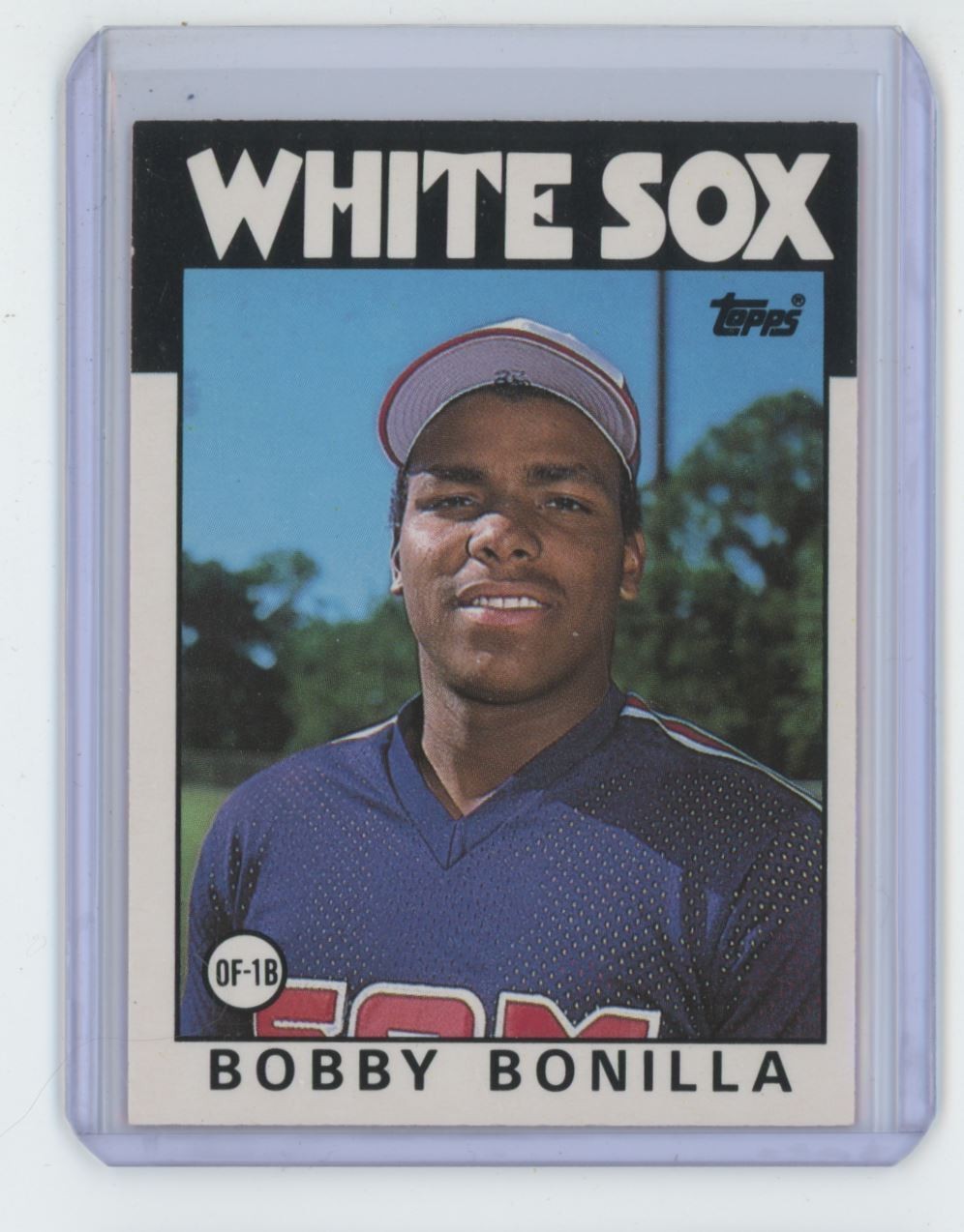 1986 Topps Traded Bobby Bonilla Baseball Card Chicago White Sox #12T D