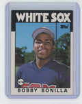 1986 Topps Traded Bobby Bonilla Baseball Card Chicago White Sox #12T D