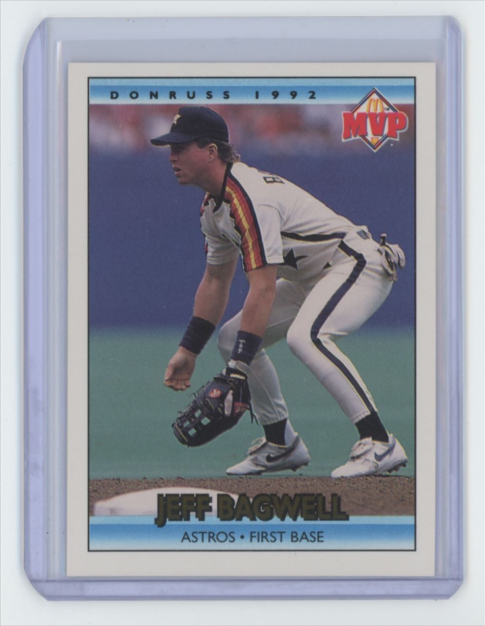 1992 Donruss McDonald's MVP Jeff Bagwell Baseball Card Houston Astros #24