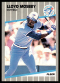 1989 Fleer Lloyd Moseby Toronto Blue Jays #241