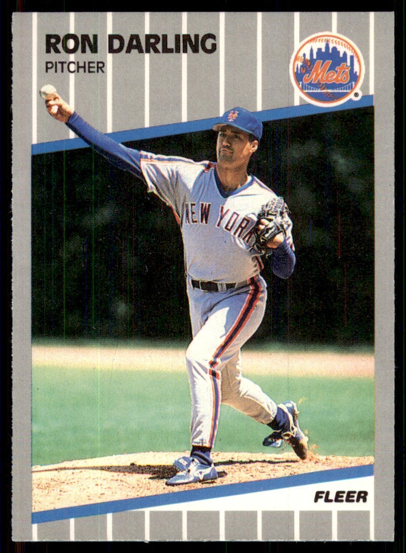 1989 Fleer Ron Darling New York Mets #32