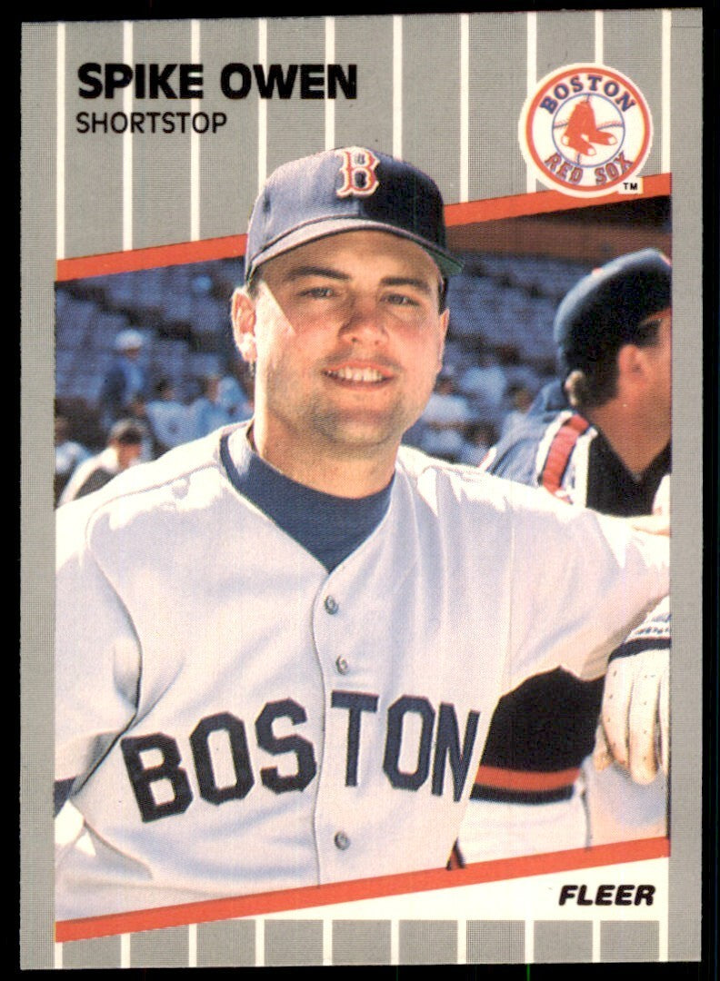 1989 Fleer Spike Owen Boston Red Sox #93