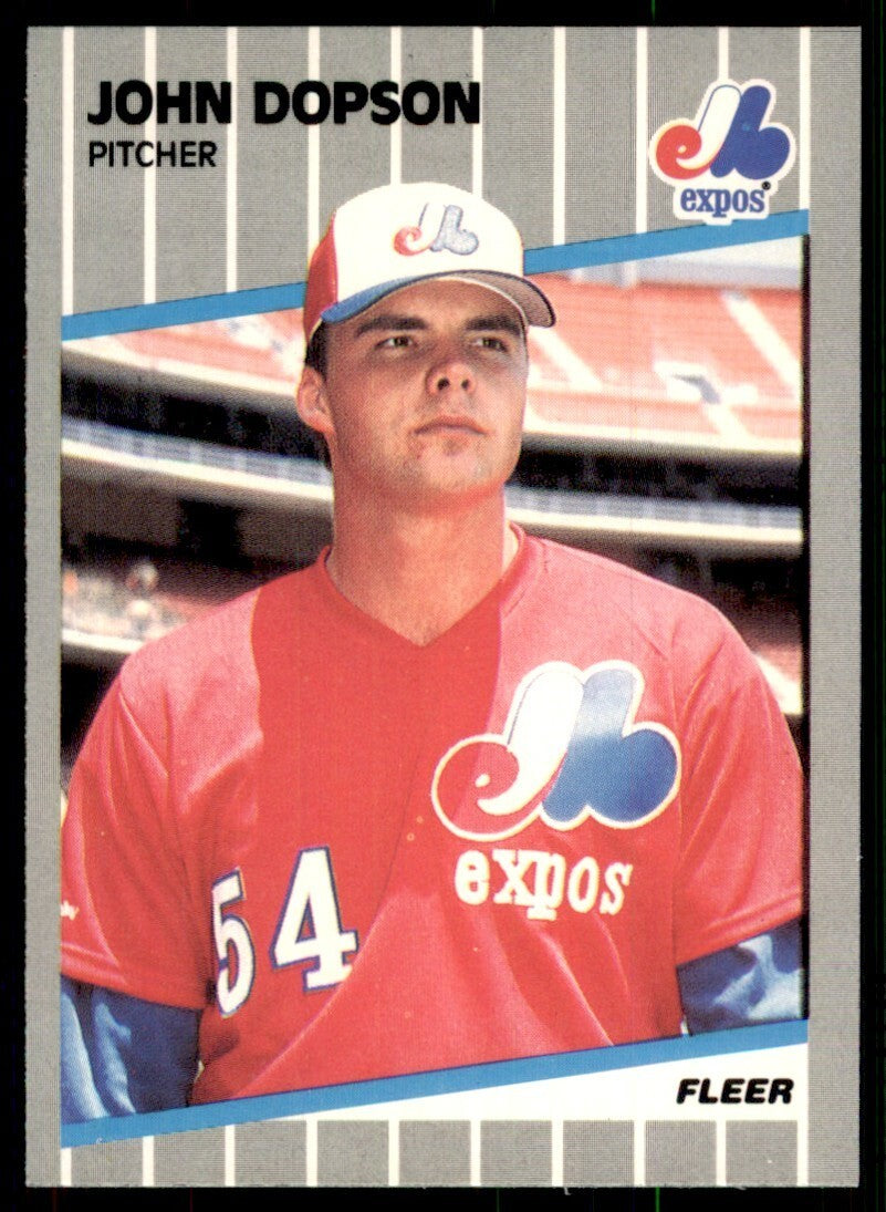 1989 Fleer John Dopson Montreal Expos #373